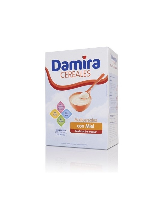 DAMIRA MULTICEREALES CON MIEL  1 ENVASE 600 G