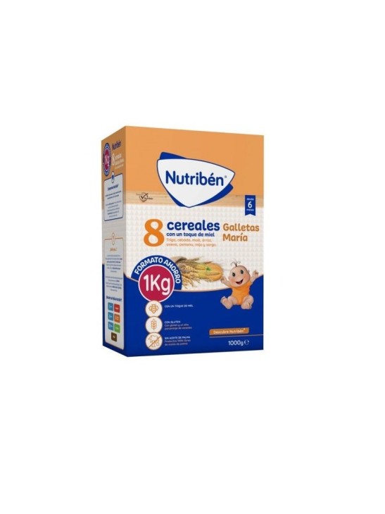 NUTRIBEN 8 CEREALES Y MIEL  1 ENVASE 1000 G