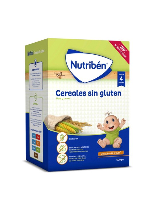 NUTRIBEN CEREALES SIN GLUTEN PAPILLA  1 ENVASE 600 G
