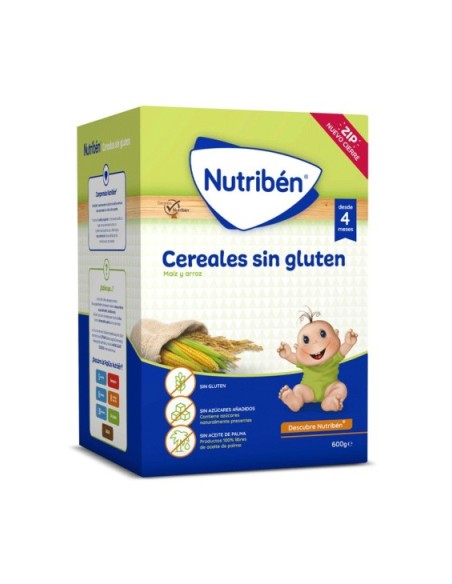 NUTRIBEN CEREALES SIN GLUTEN PAPILLA  1 ENVASE 600 G