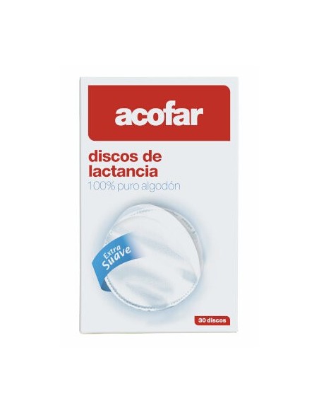 ACOFAR DISCOS DE LACTANCIA  30 UNIDADES