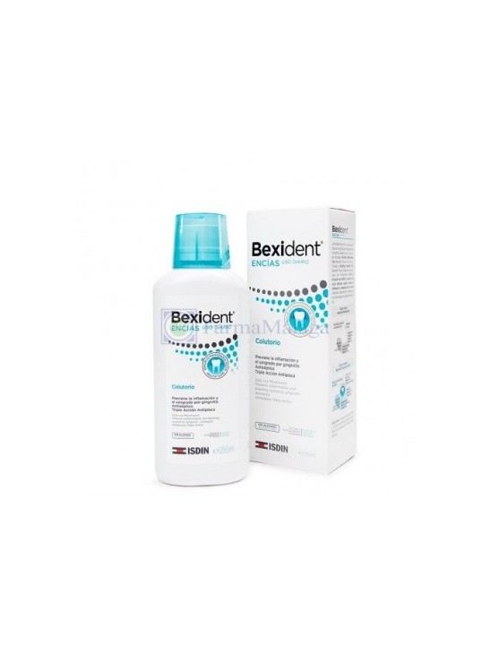 BEXIDENT ENCIAS USO DIARIO COLUTORIO TRICLOSAN 1 ENVASE 250 ML