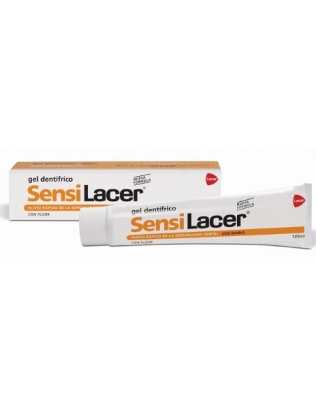 SENSILACER SENSIBILIDAD DENTAL GEL DENTIFRICO  1 TUBO 125 ML SABOR MENTA SUAVE