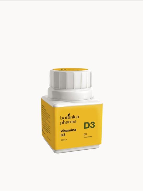 VITAMINA D3 BOTANICAPHARMA  60 COMPRIMIDOS