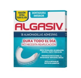ALGASIV ALMOHADILLAS ADHESIVAS DENTADURA SUPERIOR  18 UNIDADES