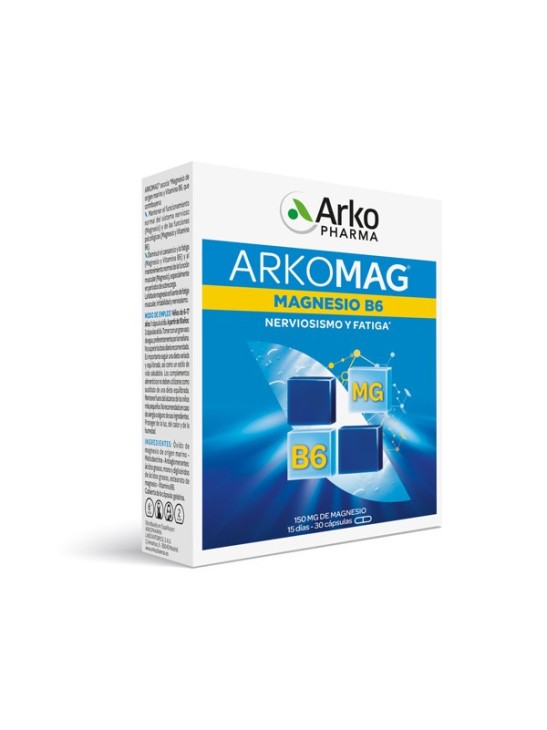 ARKOMAG MAGNESIO B6  30 CAPSULAS