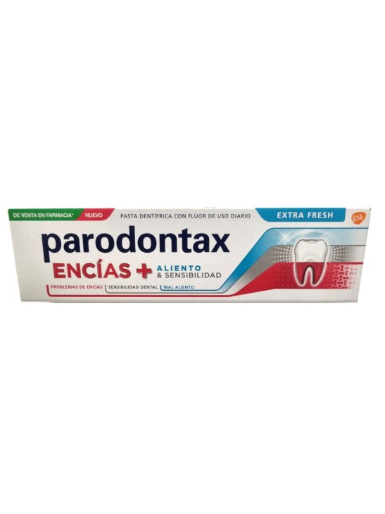 PARODONTAX ENCIAS + ALIENTO & SENSIBILIDAD EXTRA FRESH  1 TUBO 75 ML