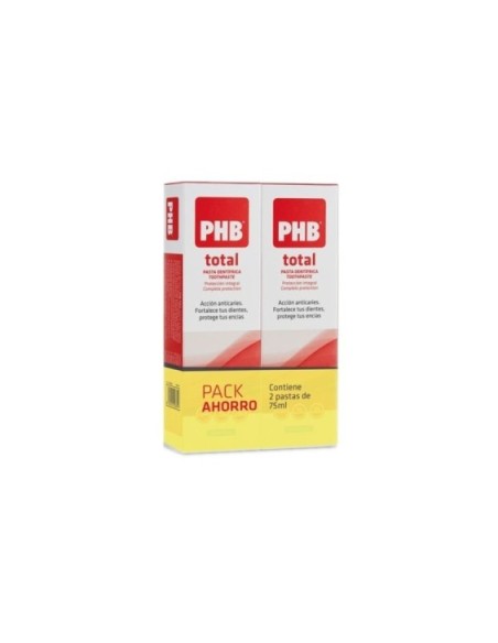 PHB TOTAL PASTA DENTIFRICA  2 TUBOS 75 ML