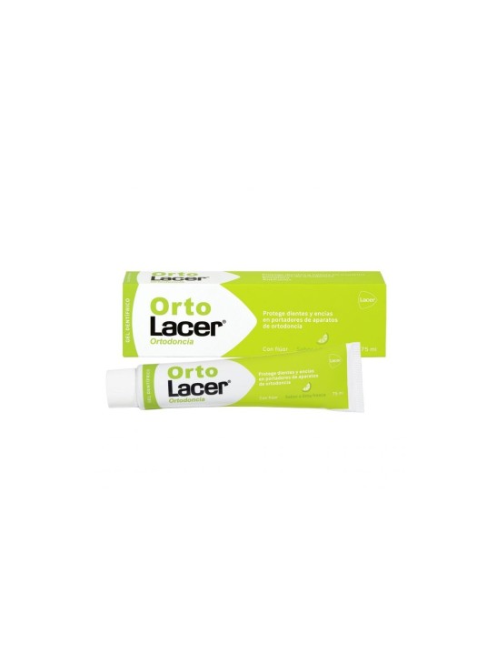 ORTOLACER ORTODONCIA GEL DENTIFRICO  1 ENVASE 75 ML SABOR LIMA FRESCA
