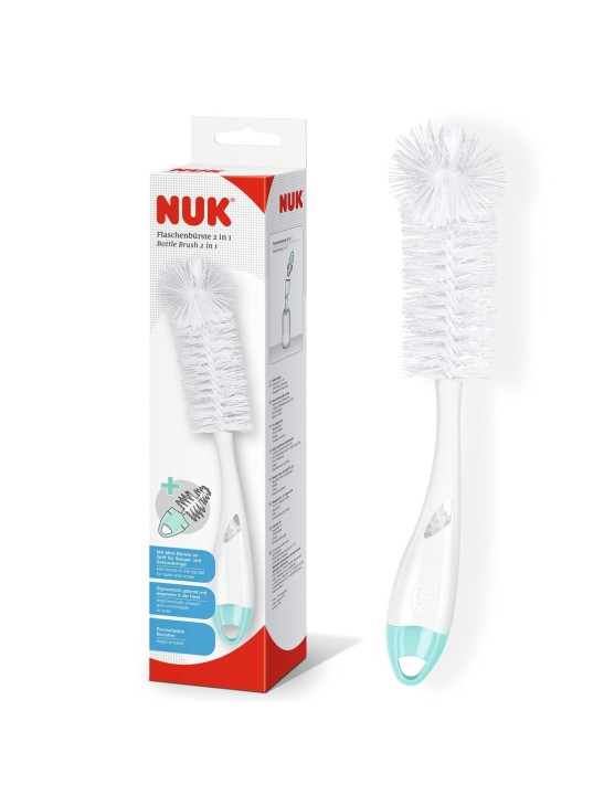 CEPILLO LIMPIABIBERON NUK SET 2 EN 1