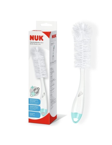 CEPILLO LIMPIABIBERON NUK SET 2 EN 1