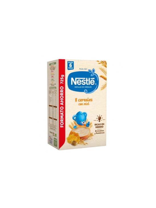 NESTLE PAPILLA 8 CEREALES CON MIEL  1 ENVASE 725 G