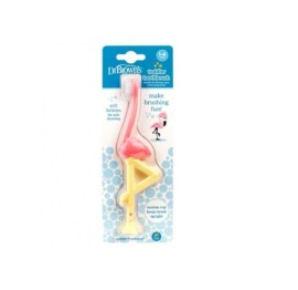 CEPILLO DENTAL INFANTIL DR BROWN´S FLAMENCO 1-4 AÑOS