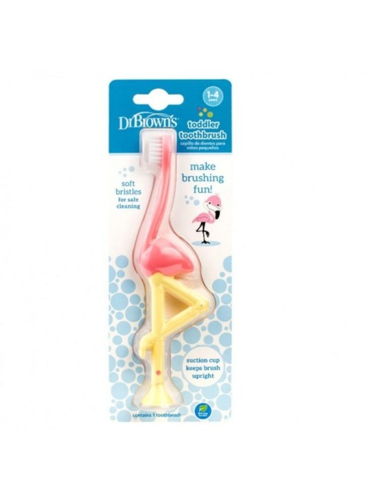 CEPILLO DENTAL INFANTIL DR BROWN´S FLAMENCO 1-4 AÑOS
