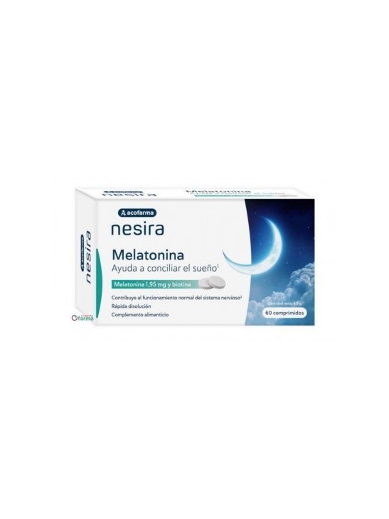 ACOFARMA NESIRA MELATONINA  1,95 MG 60 COMPRIMIDOS