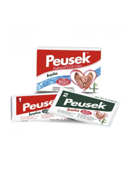 PEUSEK BAÑO ANTITRANSPIRANTE PIES  1 ENVASE 20 G