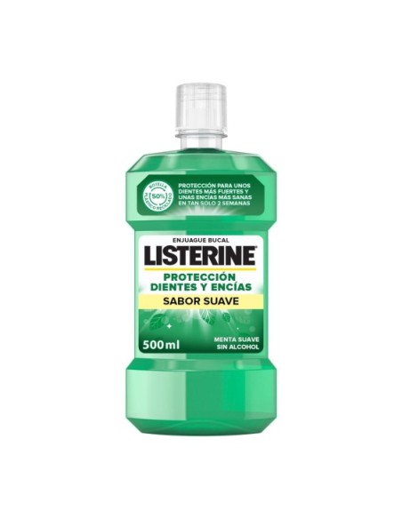 LISTERINE PROTECCION DIENTES Y ENCIAS  1 BOTELLA 500 ML