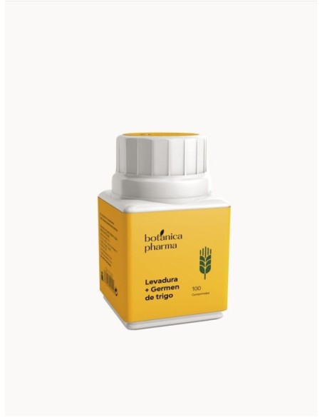 LEVADURA DE CERVEZA + GERMEN DE TRIGO BOTANICAPHARMA 600 MG 100 COMPRIMIDOS