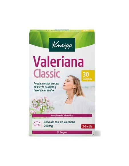 KNEIPP VALERIANA CLASSIC  30 GRAGEAS