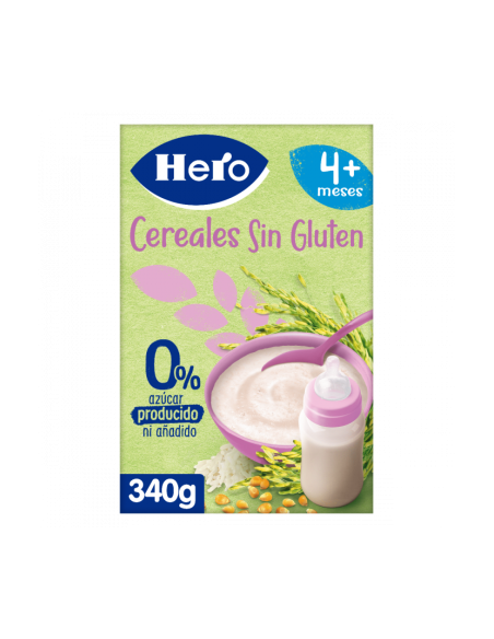 HERO CEREALES SIN GLUTEN  1 BOLSA 340 G