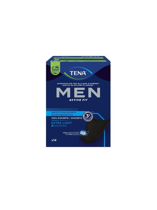 ABSORBENTE INCONTINENCIA ORINA LIGERA TENA MEN LEVEL-0 14 UNIDADES