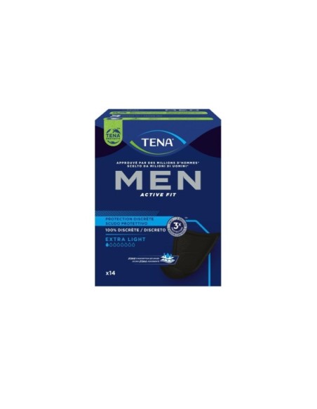 ABSORBENTE INCONTINENCIA ORINA LIGERA TENA MEN LEVEL-0 14 UNIDADES