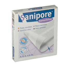 SANIPORE APOSITO ADHESIVO BANDA 1 UNIDAD 75 CM X 8 CM