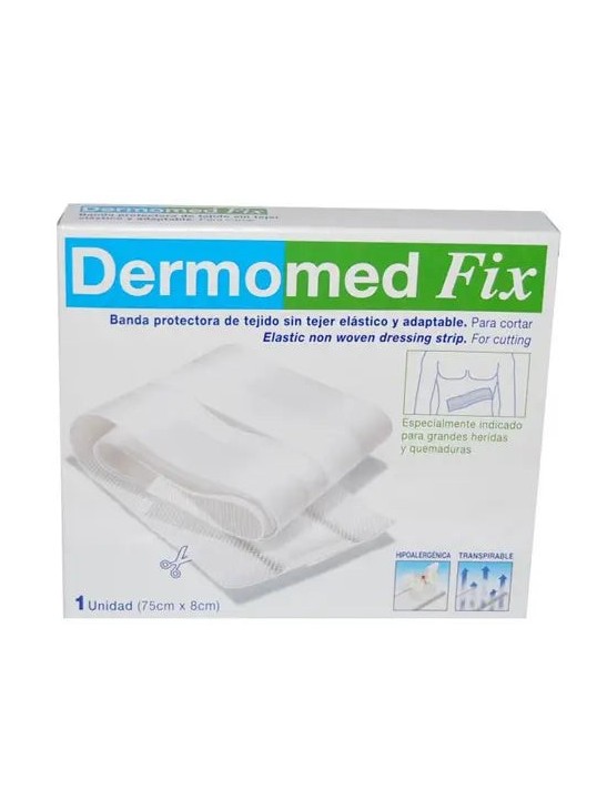 APOSITO ESTERIL BANDA DERMOMED FIX SEGUNDA PIEL 1 UNIDAD 75 X 8 CM