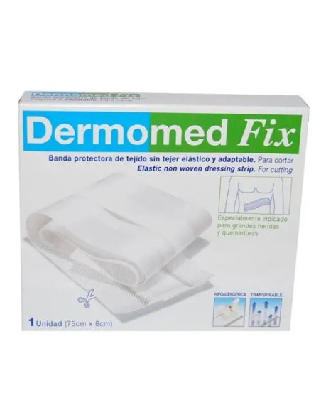 APOSITO ESTERIL BANDA DERMOMED FIX SEGUNDA PIEL 1 UNIDAD 75 X 8 CM