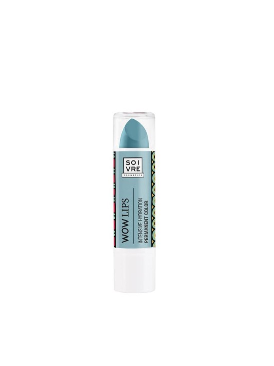 SOIVRE COSMETICS WOW LIPS  1 ENVASE 3,5 G COLOR AZUL CLARO