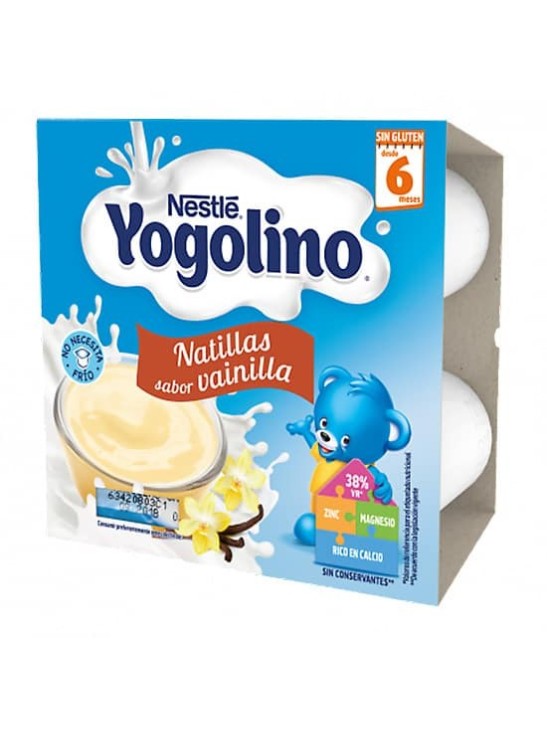 NESTLE YOGOLINO NATILLAS VAINILLA 4X100G