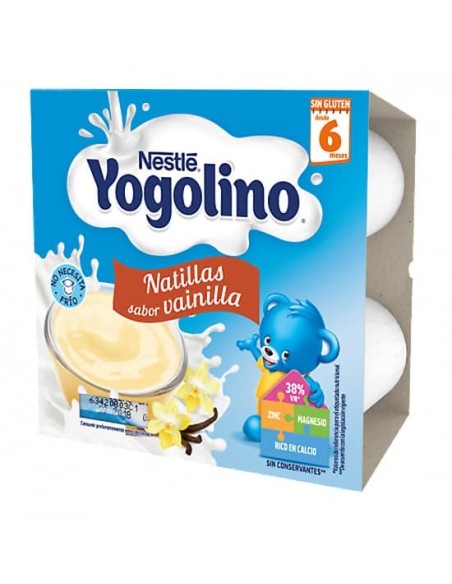 NESTLE YOGOLINO NATILLAS VAINILLA 4X100G
