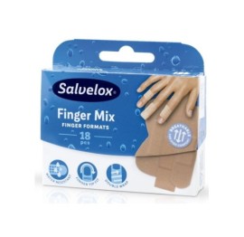 SALVELOX FINGER MIX APOSITO ADHESIVO SURTIDO 18 UNIDADES