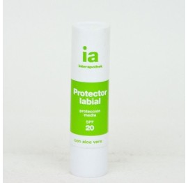 INTERAPOTHEK PROTECTOR LABIAL SPF 20 ALOE VERA  1 TUBO 4 G