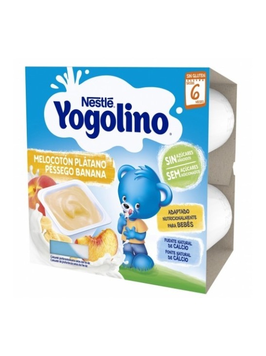 NESTLE YOGOLINO SIN AZUCARES AÑADIDOS  1 BOLSA 100 G SABOR PLATANO
