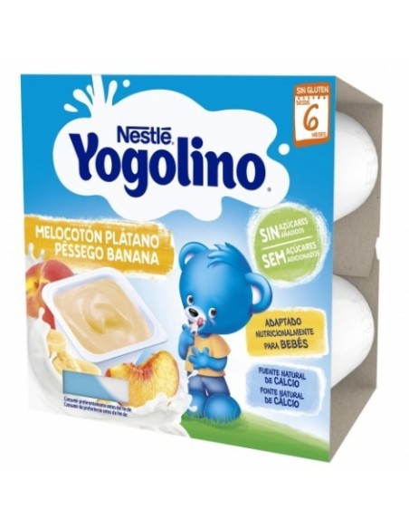 NESTLE YOGOLINO SIN AZUCARES AÑADIDOS  1 BOLSA 100 G SABOR PLATANO