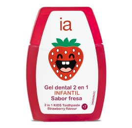 INTERAPOTHEK GEL DENTAL INFANTIL 2 EN 1  1 ENVASE 75 ML SABOR FRESA