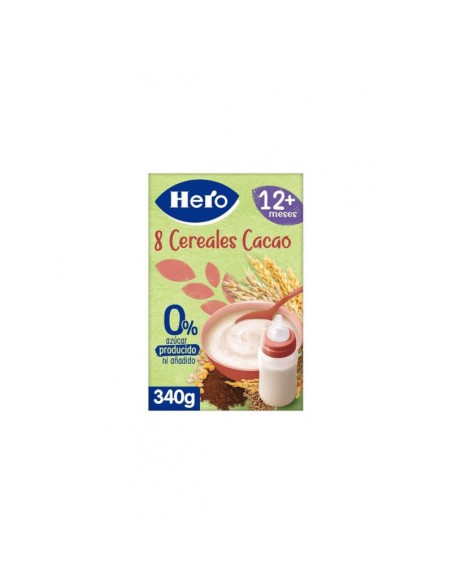 HERO 8 CEREALES CACAO  1 ENVASE 340 G