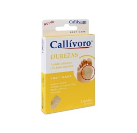 Apósitos Callívoro para durezas 7,2 x 5 cm 2 unidades protección de callos y alivio del roce en los pies