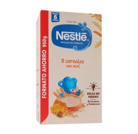 NESTLE PAPILLA 8 CEREALES CON MIEL  1 ENVASE 950 G