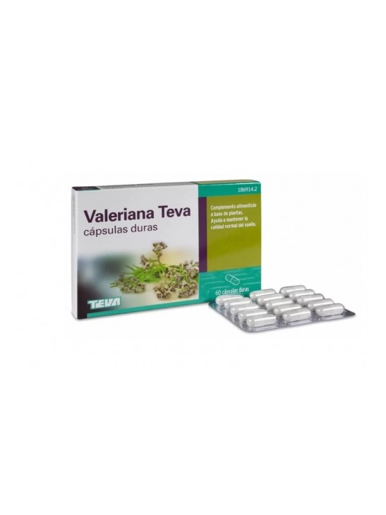 VALERIANA TEVA  60 CAPSULAS DURAS
