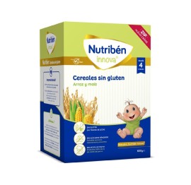 NUTRIBEN INICIO BIBERON PAPILLA SIN GLUTEN 1 ENVASE 600 G