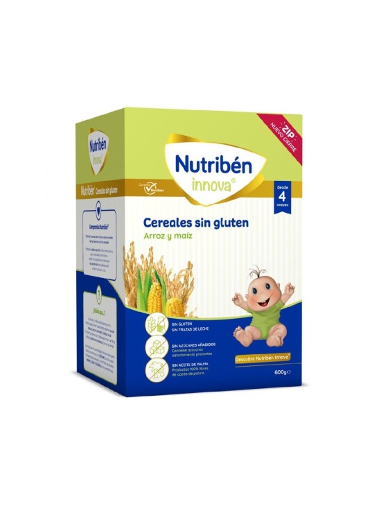 NUTRIBEN INICIO BIBERON PAPILLA SIN GLUTEN 1 ENVASE 600 G