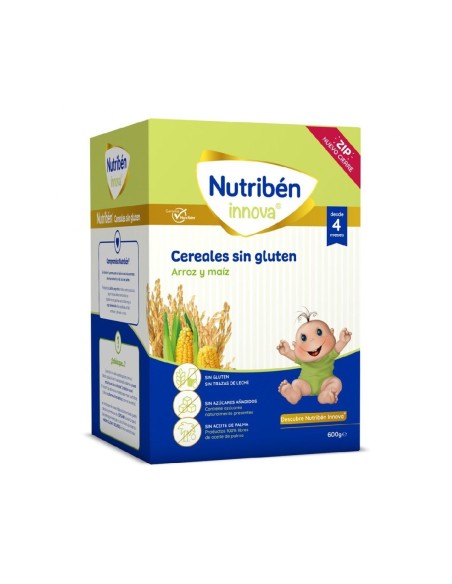 NUTRIBEN INICIO BIBERON PAPILLA SIN GLUTEN 1 ENVASE 600 G