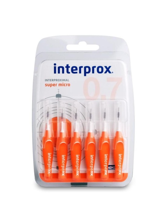 CEPILLO ESPACIO INTERPROXIMAL INTERPROX SUPER MICRO 6 UNIDADES