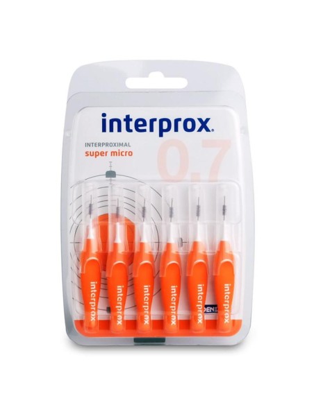 CEPILLO ESPACIO INTERPROXIMAL INTERPROX SUPER MICRO 6 UNIDADES