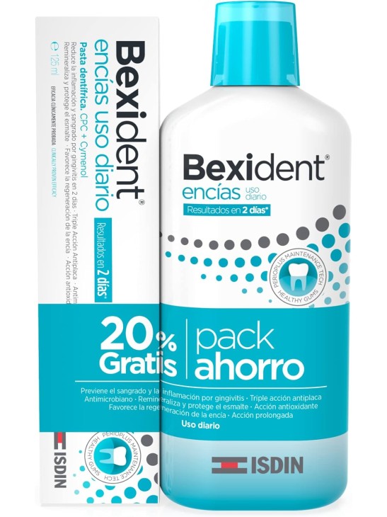 BEXIDENT ENCIAS USO DIARIO COLUTORIO TRICLOSAN 1 ENVASE 500 ML