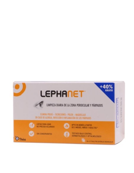 LEPHANET TOALLITAS ESTERILES  30 + 12 TOALLITAS