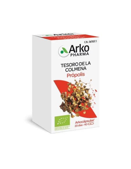 ARKOCAPSULAS PROPOLIS BIO  40 CAPSULAS