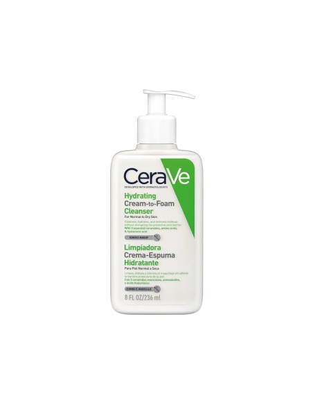 CERAVE GEL LIMPIADOR CREAM TO FOAM  1 ENVASE 473 ML